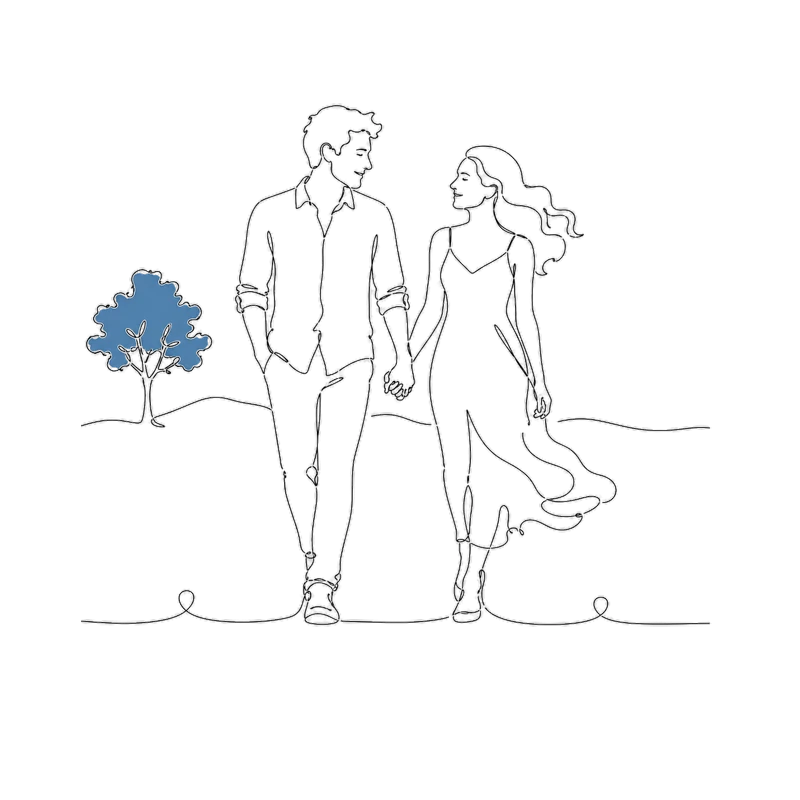 Séance couple en extérieur