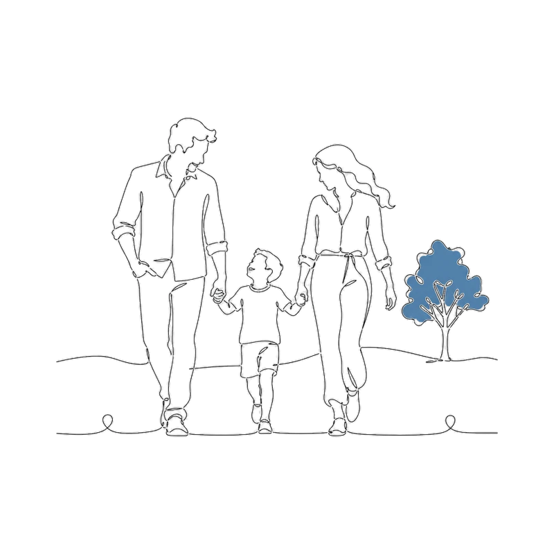 Séance famille en extérieur